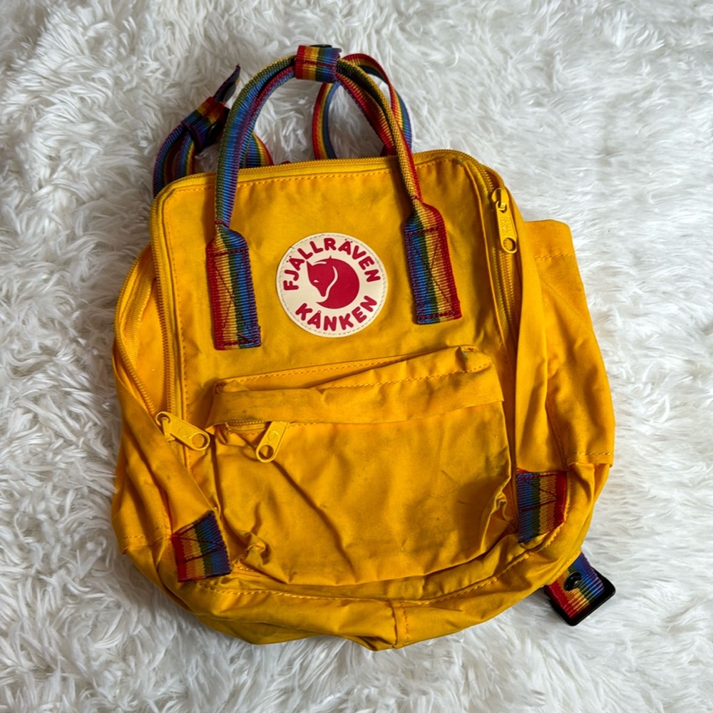 Fjallraven Kanken-Rainbow Mini Backpack Bag